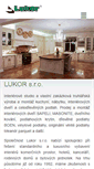 Mobile Screenshot of lukor.cz